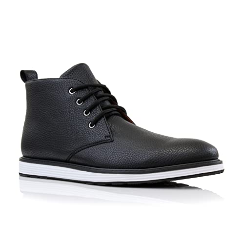 Polar Fox Colbert MPX506059 Mens Mid-Top Casual Breathable Sneaker Chukka Boots with Memory Foam insole