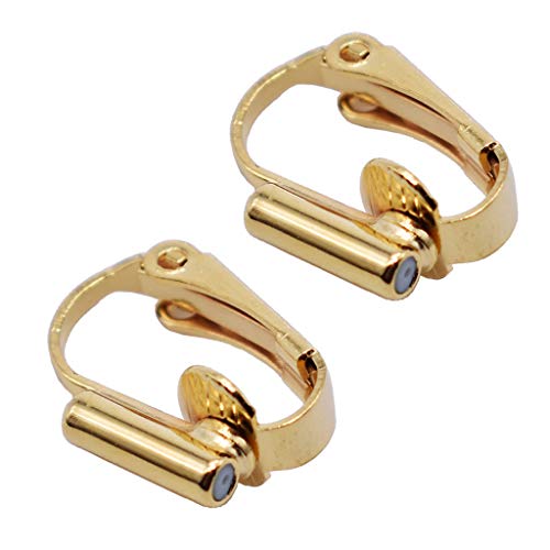 2 convertidores de aretes con almohadillas cómodas para aretes que convierten los aretes perforados en accesorios de joyería sin perforación