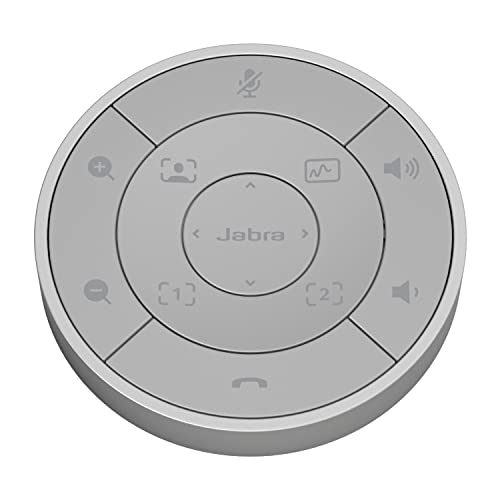 Télécommande Jabra PanaCast 50 gris - Accessoire de contrôle universel de volume pour salle