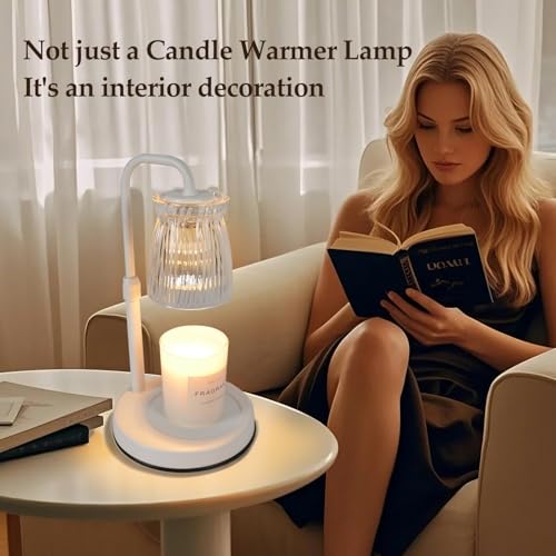 Shering Candle Warmer Lamp with Timer Dimmable, Gift Box, Gifts for Her, Birthday Gifts for Women, House Warming Gift New Home Decor, Wax Melt Warmer for Scented Jar Candles - Image 4