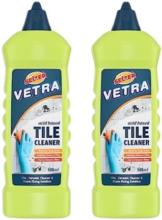 Selzer Vetra Tile Cleaner, Remove Tough Stains and Maintain Beauty of Tiles - 500ml (Pack of 2)