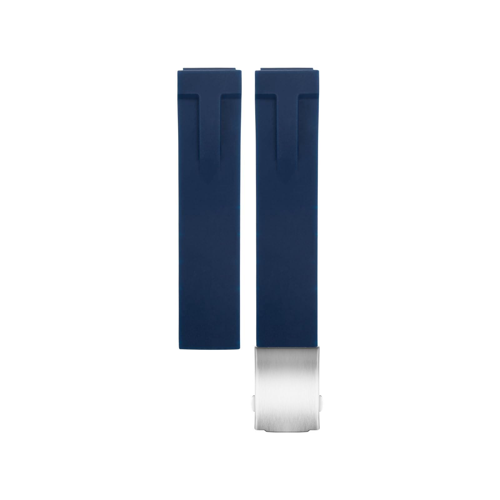 Cinturino dell'orologio, Cinturini for Orologi in Silicone for Bracciale(Blue Silver Buckle,20mm)