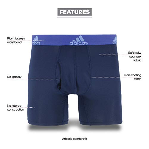 Image of adidas Men's Performance Boxer Brief Underwear (3-Pack)