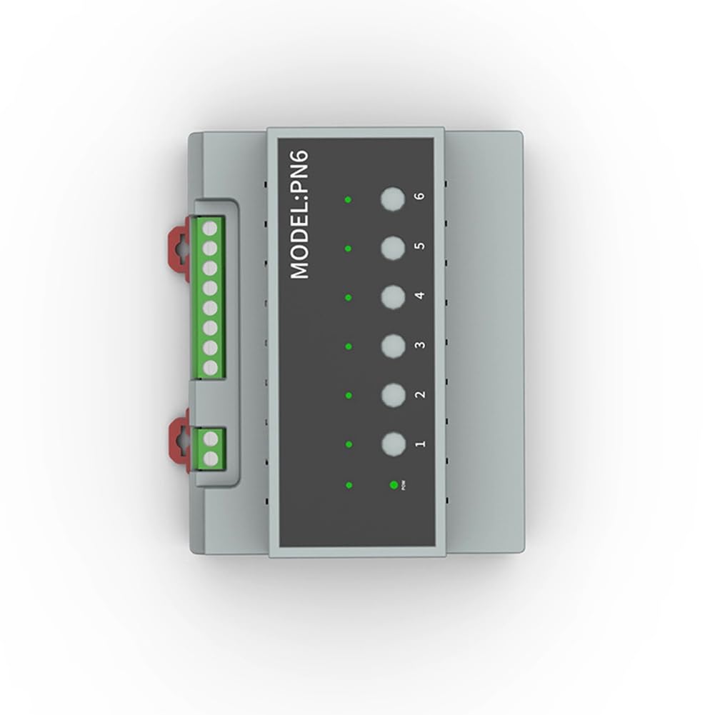 Modulo di Commutazione Relè 6 Canali 16A Tuya Smart Home Modulo di Contatto A Secco per Il Controllo Di Dispositivi Intelligenti