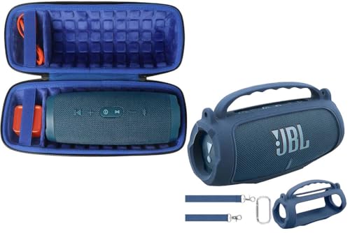 �y co2CREA 2�_�Z�b�g�zJBL Charge 5 �|�[�^�u���X�s�[�J�[�p�n�[�h�P�[�X & �V���R���P�[�X �V�����_�[�X�g���b�v�t�� �����^�ѕ֗� �u���[�i�P�[�X�̂݁j