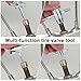 Gosknor 2pcs 4-Way Valve Core Tools, 4-in-1 Tire Valve Tool Valve Stem Core Remover Tire Valve Stem Puller Valve Stem Removal Tool for Bicycle Bike Automobile Car