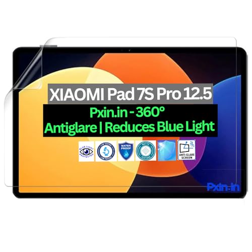 Image of Pxin Tablet Anti Bluelight and Anti Glare Screen Guard compatible with XIAOMI Pad 7S Pro 12.5 | BLUVLightblock Tech | Scratch Proof | Prevents bluelight | Eye Protection | No Dry Eyes