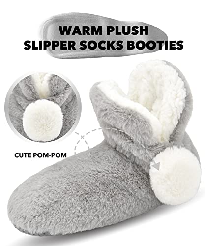 Image of Panda Bros Women's Bootie Slipper Socks, Non-Slip Gripper House Socks
