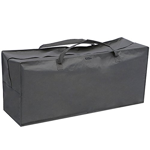 Patio Watcher Outdoor Chair Cushion Storage Bag,Grey
