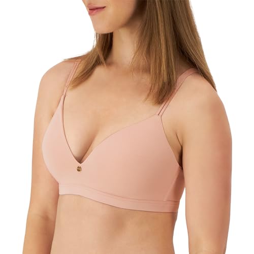 Image of Maidenform Women's Wireless Bra, Everyday Luxe T-Shirt Wireless Bras for Women, Convertible Straps, Smoothing