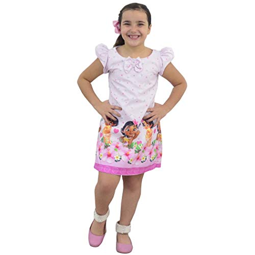 Vestido Moana Bebê Trapézio