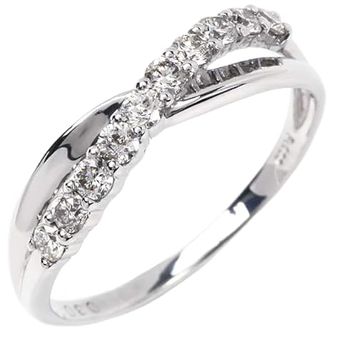 PLUSTER ダイヤモンド 指輪 プラチナ 【 スイートテン 天然ダイヤ 本物 0.30ct 鑑別 】 PT900 ダイヤ リング 16号 (ギフトボックスセット)/ レディース メンズ 誕生日 ギフト プレゼント [ジュエリー プラスター