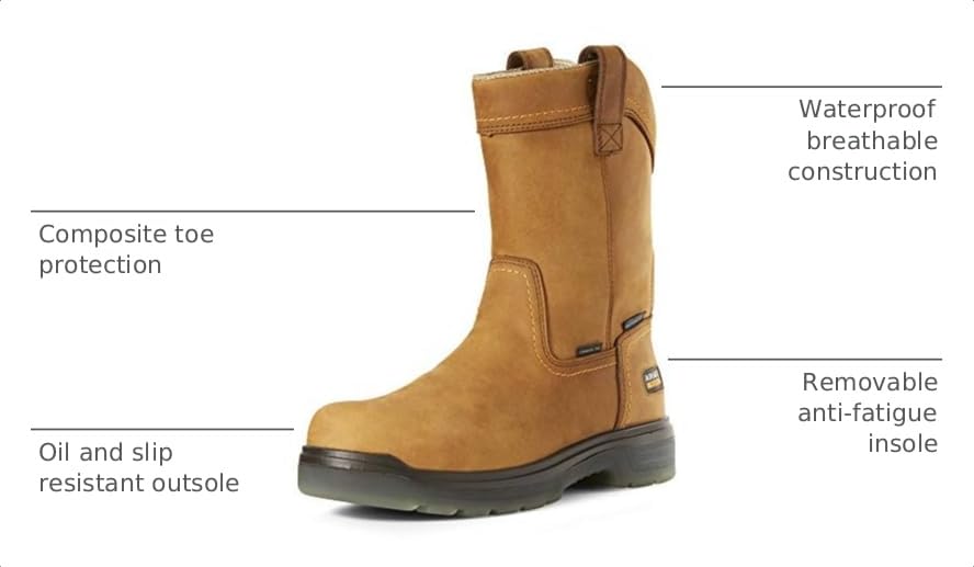Image of ARIAT Turbo Pull-On Carbon Toe Waterproof