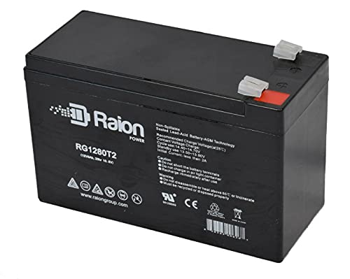 Raion Power RG1280T2 12V 8Ah Upgraded Replacement UPS Backup Battery for Belkin Regulator Pro Gold 325-1 Pack