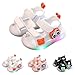 Toddler Baby Unisex Light Up Sandals Panda Pattern Soft Bottom Non Slip Sandals Summer Fashion Walking Shoes (Pink, 6 Infant)