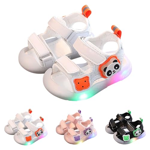 Toddler Infant Light Up Sandals Open Toe Lightweight Breathable Anti Slip Flashing Sport Shoes Summer Beach Play3