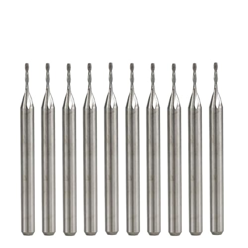 Fraise à bout sphérique carbure 3.175mm pour gravure CNC en lot de 10 pièces