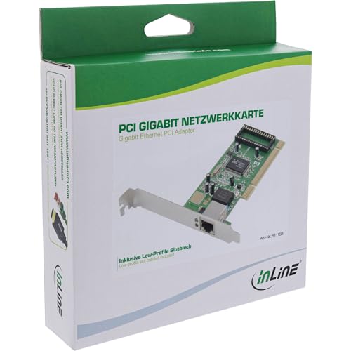 Tarjeta de Red Gigabit InLine 10/100/1000 Base-T Ethernet PCI, Compatible con Windows 98SE, Server 2003, Linux 2.4 y macOS X 10.4, Modelo 51115B miniatura 2