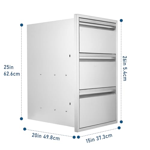 Karpevta 1526 Outdoor Kitchen Drawer Double Access Drawer thumb #2