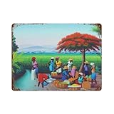 Haitian Painting Plain Art Poster Canvas Wall Art Prints for Wall Decor Room Decor Bedroom Decor Gifts 30x40cm Style