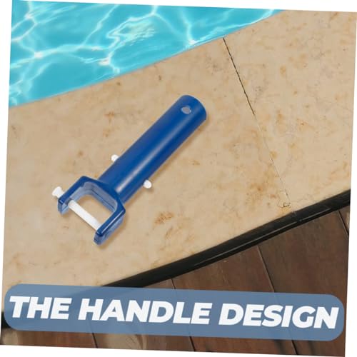 INOOMP 2pcs Swimming Pool Suction Head All Purpose Cleaner Tool Vacuum Machine Handle Pool Floor Cleaning Swimming Pool Vacuum Handle Suction Head Grip Plastic V-clamp Universal