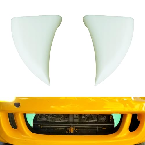 TEYOUYI Halloween Decoration Car Teeth for Cars Truck or SUV Vampire Fangs Teeth for car- Mounts to Front Grille on Vehicles DIY Your Car A Pair Fluorescent Medium