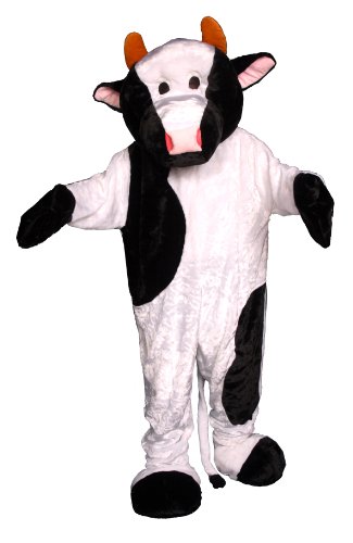 Dress Up America Adults Cow Mascot Costume
