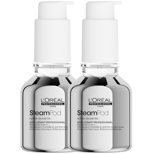 L'OREAL PROFESSIONNEL - Sérum SteamPod - Soin Lissant Thermoprotecteur - Protège Jusqu'À 230°C...