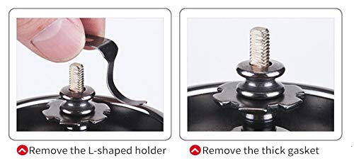 Manual Coffee Grinder Wood Vintage Antique Ceramic Hand Crank Coffee Mill With Adjustable Gear Setting Portable (95 95 210Mm, Brown) #TOP5