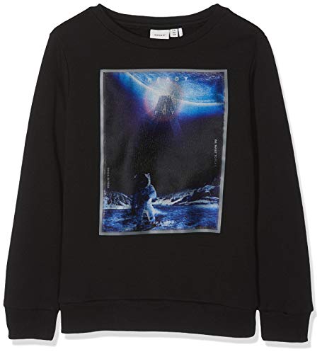 Name It Nkmross LS Sweat Bru Felpa Bambini e