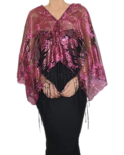 Formal Evening Wrap Wedding Shawl Cape Plus Size Stole Sequin Cape Chiffon Mother of the Bride Dress Bridesmaid Stole
