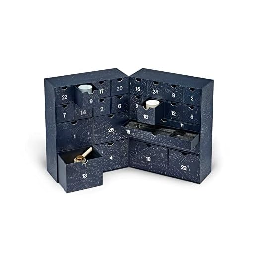 Apotheke Luxury 25 Day Advent Calendar - Limited Edition, 20 Candles, 5 Candle Accessories, Holiday, Strong Fragrance, Aromatherapy, Long Lasting, Hand Poured in USA, Artisan, Soy Wax AP08-AD22-25