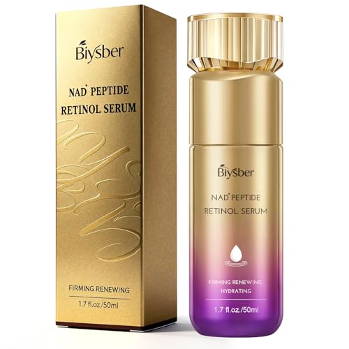 Image of Retinol Peptides Serum for Face: Anti Aging Collagen NAD+ Hydration Serum for Wrinkles Fine Lines, Firming Face Neck Skin for Women Men Day Night