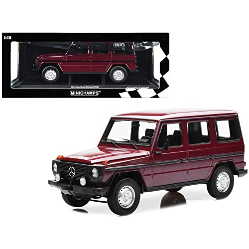 Mercedes G-Model Long 1980 1:18 Minichamps Rojo miniatura 4