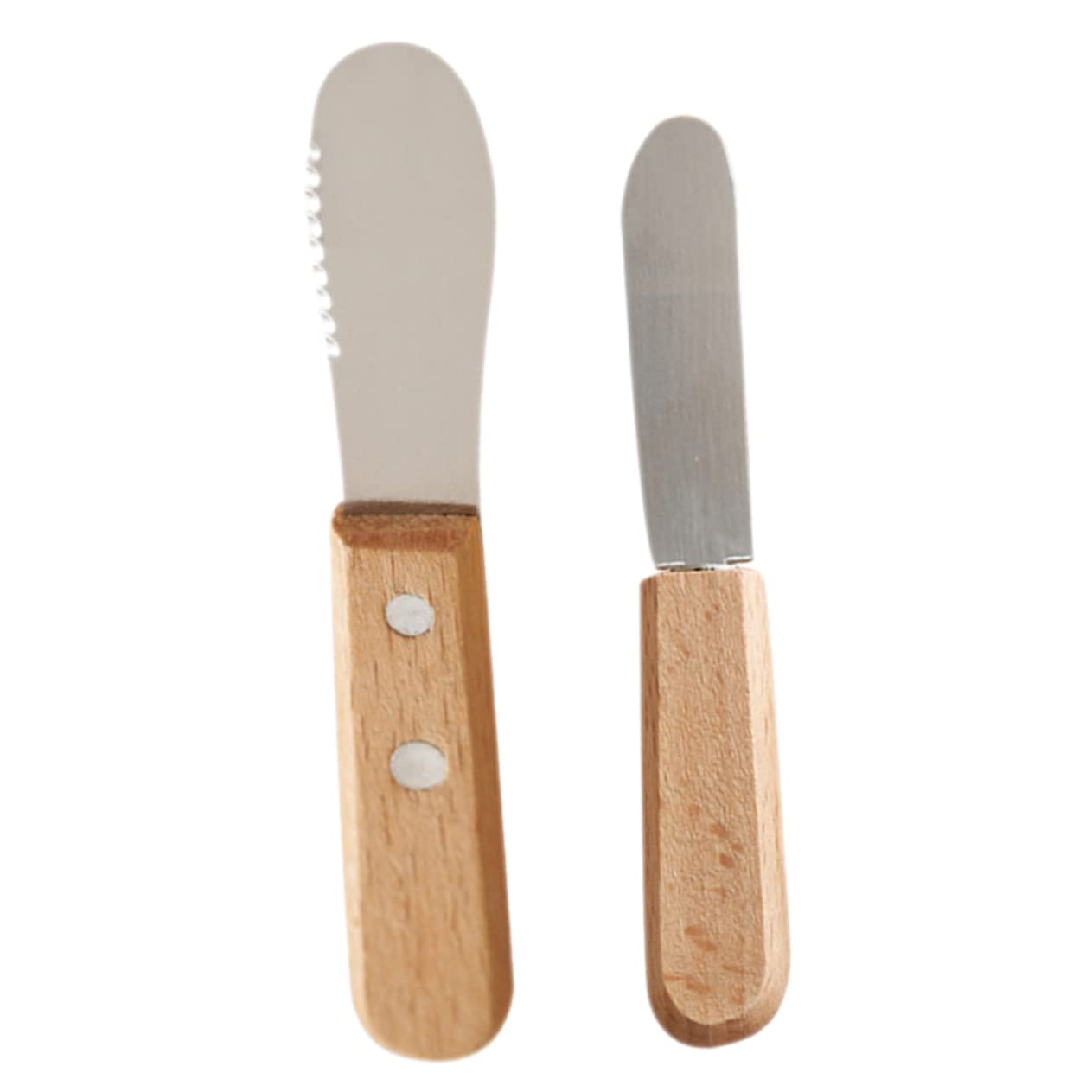 1 Set Wooden Butter Spatula Jam Cottage Cheese with Fruit Peanut Butter Spatula Butter Spreader Salad Dressing Spreader Household Butter Spatula Metal Cheese Cutter Cheese Spatula Garneck