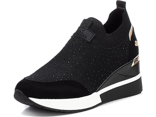XTI - Zapatilla para Mujer, Color: Negro, Talla: 38