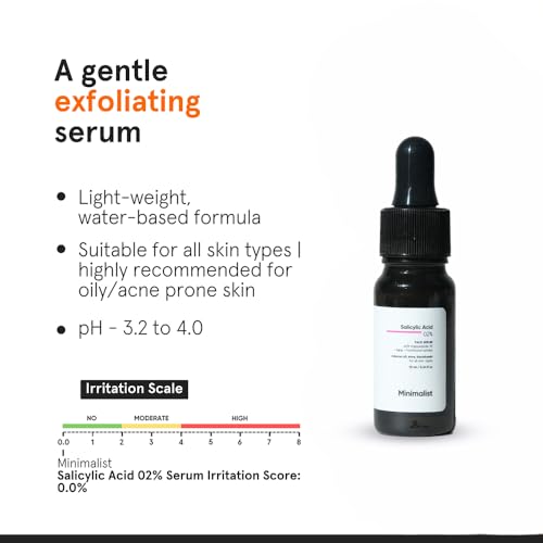 Image of Minimalist B5 Moisturizer 50g + Salicylic Acid 2% Serum 10ml | Hydration & Oil Control Skincare Duo for Acne, Blackhead Reduction & Clear, Balanced Skin