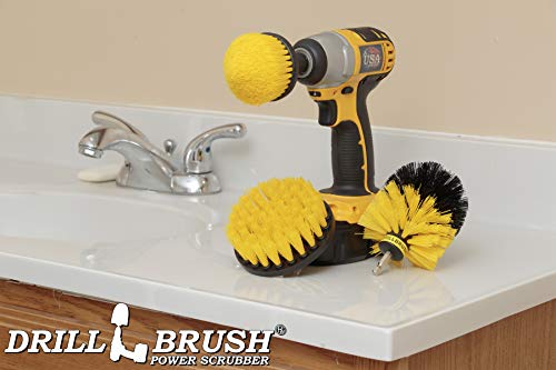 Image of Toilet Bowl Cleaner - Toilet Brush - Bathroom Cleaner - Bathroom Drill Brush Set - Toilet Cleaner - Tile Floor Cleaner - Shower Cleaner Drill - Grout Cleaner- Bathroom Scrub Brush - Grout Tile Brush