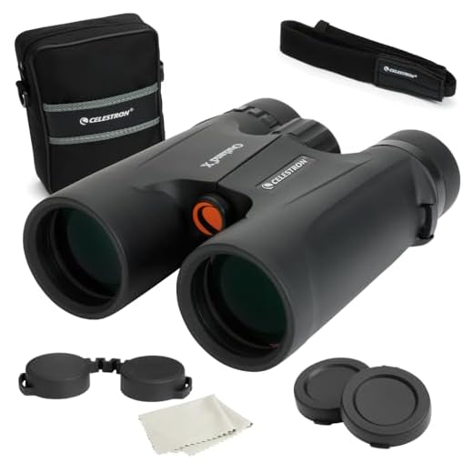 Celestron – Outland X 8x42 Binoculars – Waterproof & Fogproof – Binoculars for Adults – Multi-Coated Optics and BaK-4 Prisms – Protective Rubber Armoring