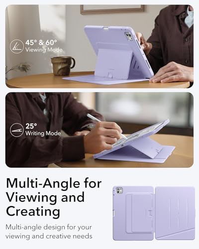 Coque iPad Pro 11 M5/M4 ESR Violette avec Support Vertical - 4
