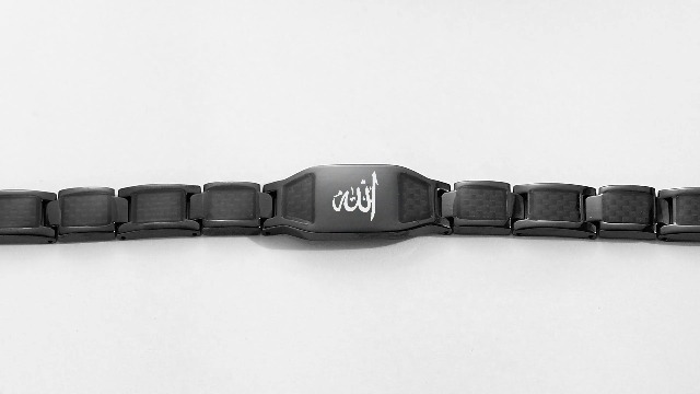 Pulsera personalizada de acero inoxidable para hombre miniatura 7