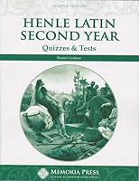 Henle Latin Second Year Quizzes & Tests, Second Edition 1547704381 Book Cover