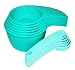 Tupperware Measuring Cup & Spoon Set Newest Design Teal