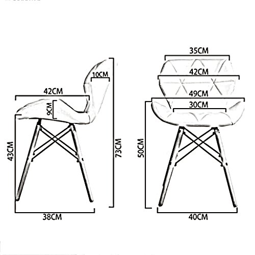 Sgabelli Zaixi Similpelle + Seduta in Spugna Sedia...