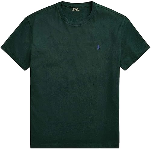 Image of Polo Ralph Lauren Mens Big & Tall Crew Neck T-Shirt (4XB, PineGreen)
