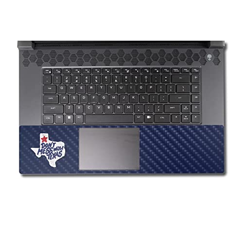 Image of MightySkins Carbon Fiber Skin Compatible with Alienware M17 R5 (2022) Full Wrap Kit - Dont Mess with Texas | Protective, Durable Textured Carbon Fiber Finish | Easy to Apply | Made in The USA