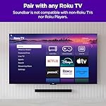Roku TV Wireless Soundbar, Soundbar Exclusively for RokuTV with Enhanced Stereo Sound, Clear Dialogue, and Simple Wireless Setup - Image 2