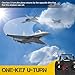 volantexrc 4CH RC Plane 2.4GHz Jet F-16 Fighting Falcon RC Airplane Fighter Ready to Fly with Xpilot Stabilizer System, One Key Aerobatic Perfect for Adults （Gray）