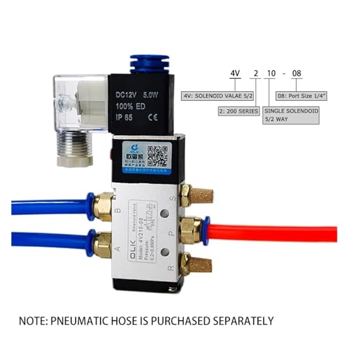 Électrovanne 4V210-08 AC24V pour stopper les fuites d'air comprimé