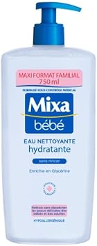 Mixa Mixa Bébé Eau Nettoyante et Hydratante Douceur Sans Rinçage 750 ml
